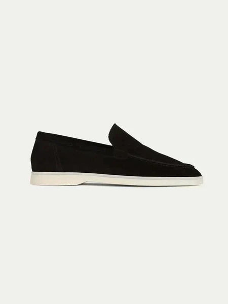 Mocassino Classico in Camoscio Nero