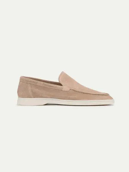 Mocassino Classico in Camoscio Beige