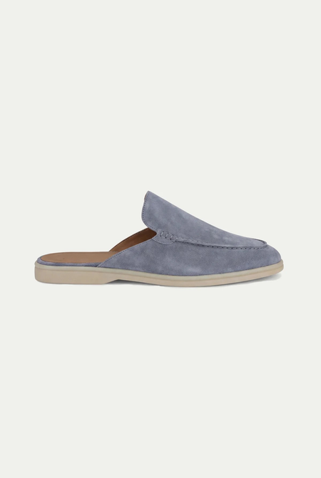 Yacht Mule in Camoscio Azzurro