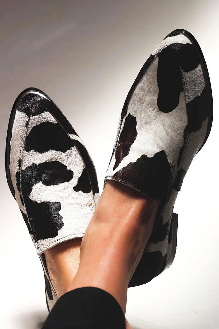 Becca — Scarpe Stampa Mucca | Nico Milan