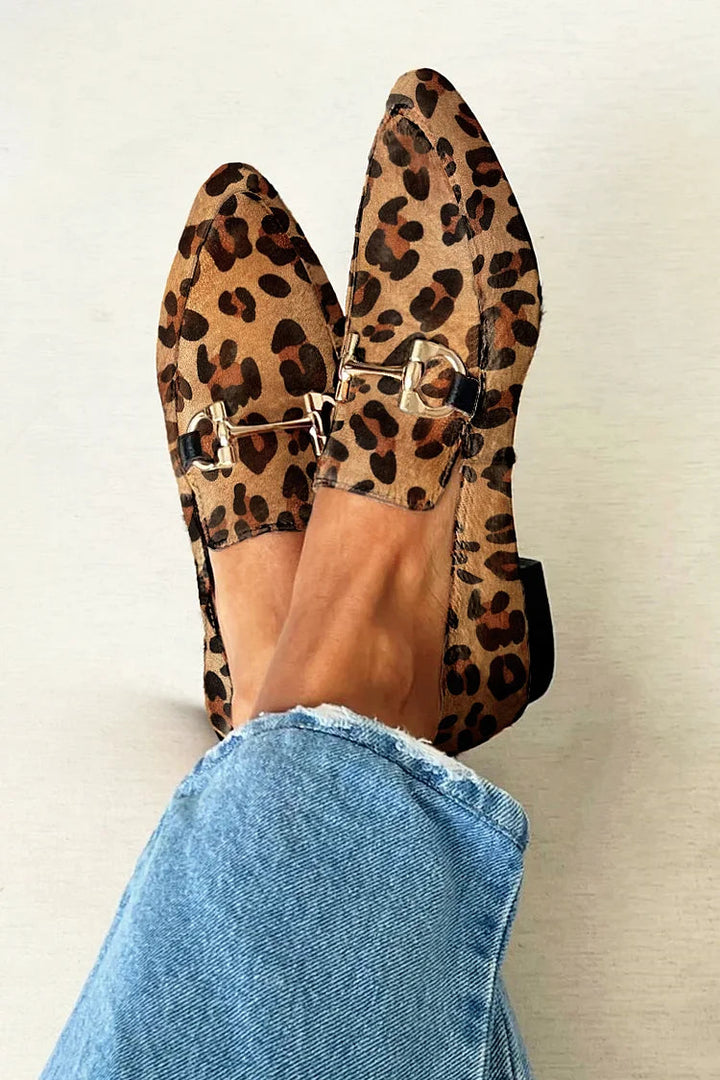 Gia — Mocassini Eleganti Leopardo | Nico Milan