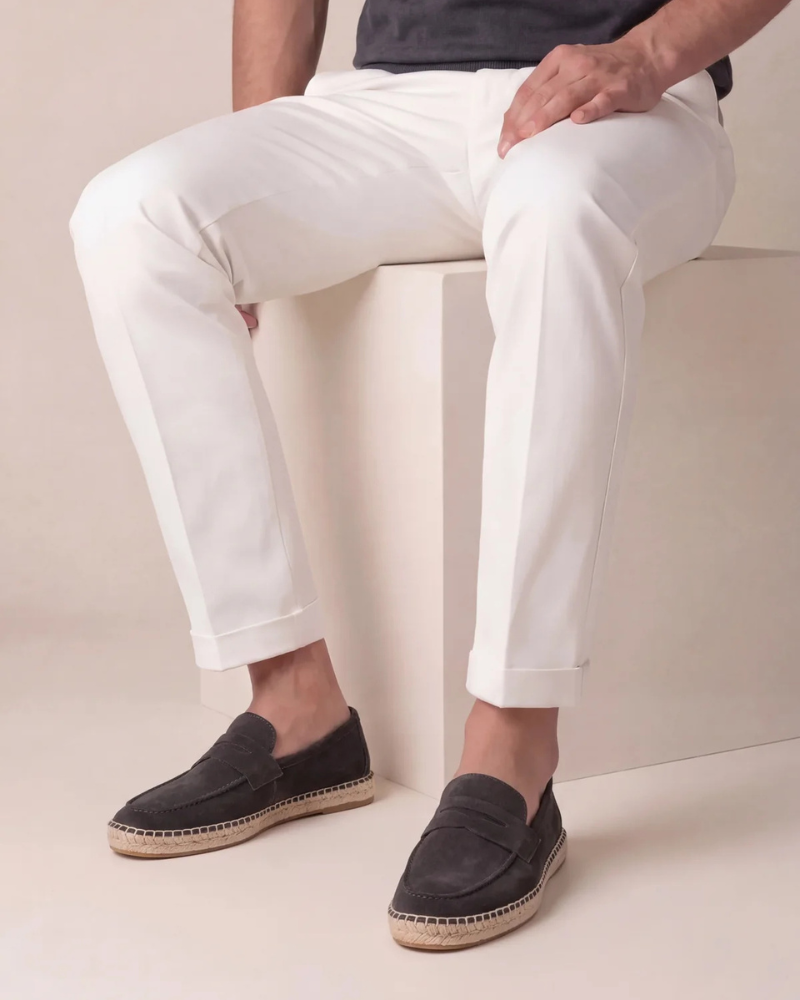 Espadrillas Riviera in Camoscio Caffè