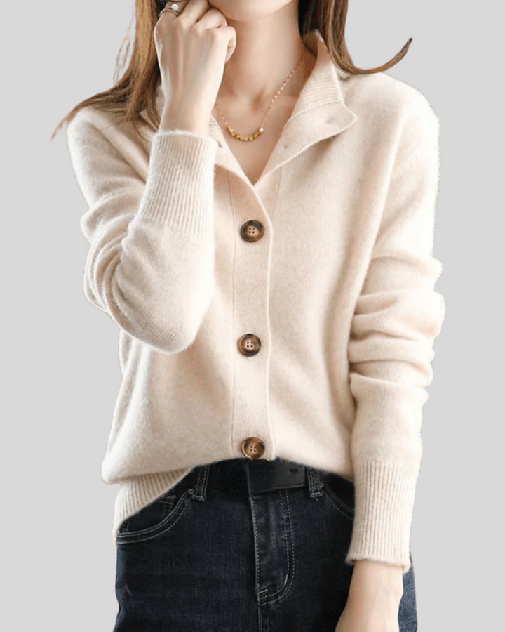 Stéphanie | Cardigan in Cashmere Stile Retrò | Nico Milan