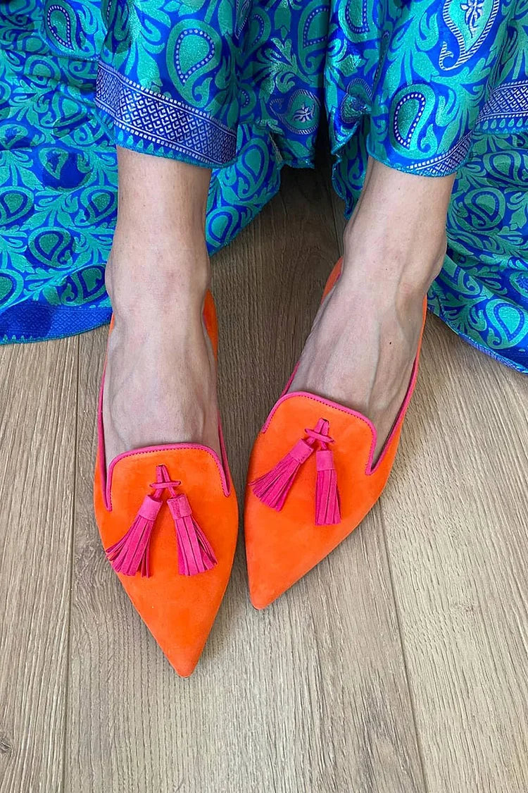 Portia — Mocassini con Frange Boho | Nico Milan