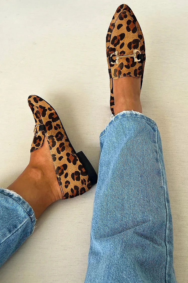 Gia — Mocassini Eleganti Leopardo | Nico Milan