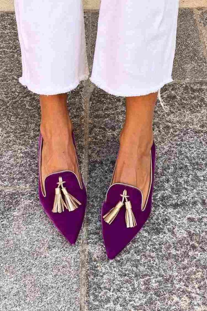 Portia — Mocassini con Frange Boho | Nico Milan