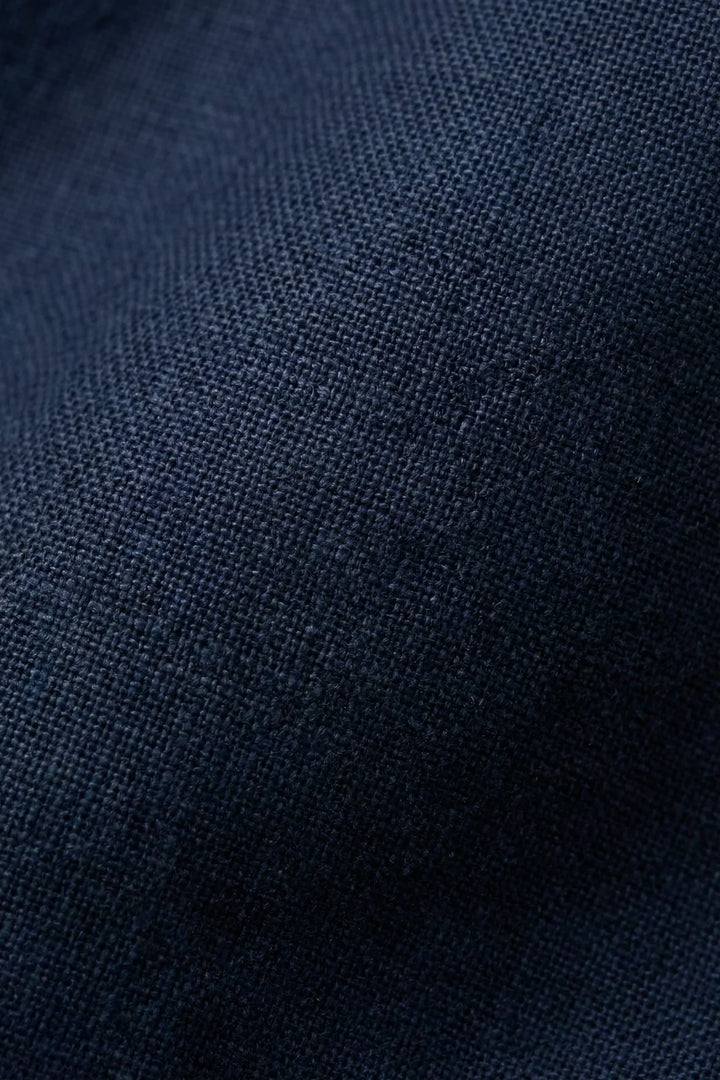 Pantaloni Bayside in Lino Blu Navy