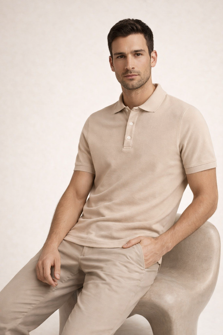 Polo Raffinata Beige