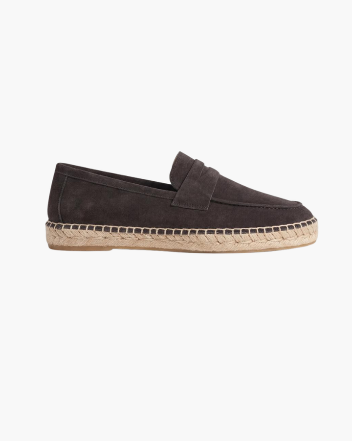 Espadrillas Riviera in Camoscio Caffè