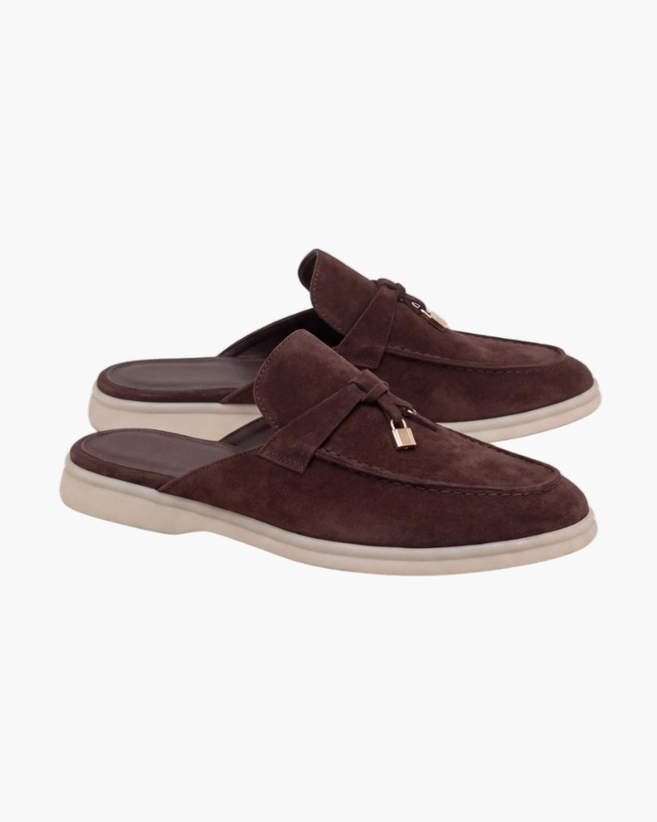 Mule Mediterraneo in Camoscio Marrone