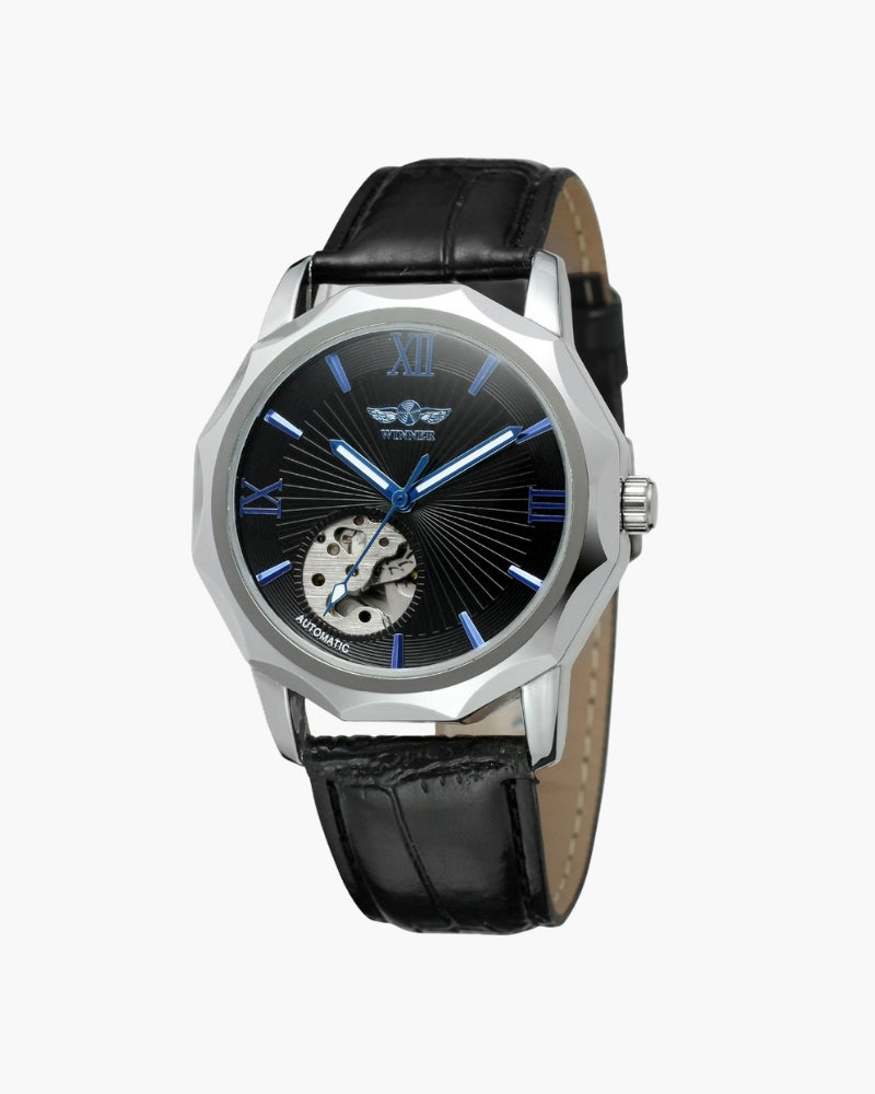 Orologio Classico Scheletrato in Acciaio | Nico Milan