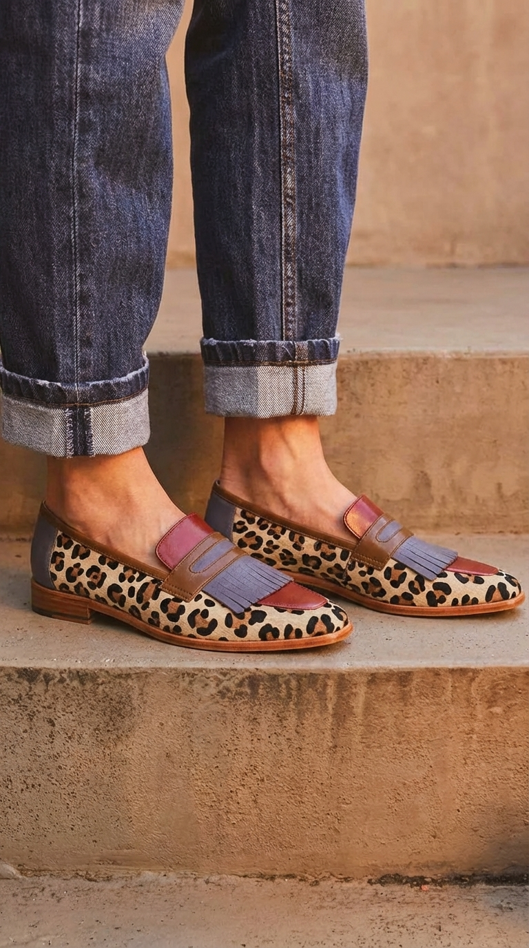 Zelda — Mocassino Elegante Leopardo | Nico Milan