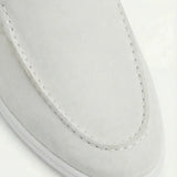 Yacht Mule in Camoscio Bianco | Nico Milan