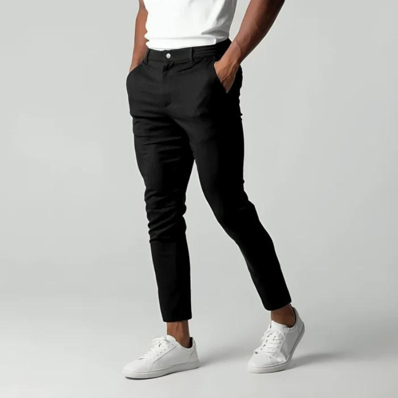 Pantaloni Chino Alfredo in Tessuto Stretch | Nico Milan