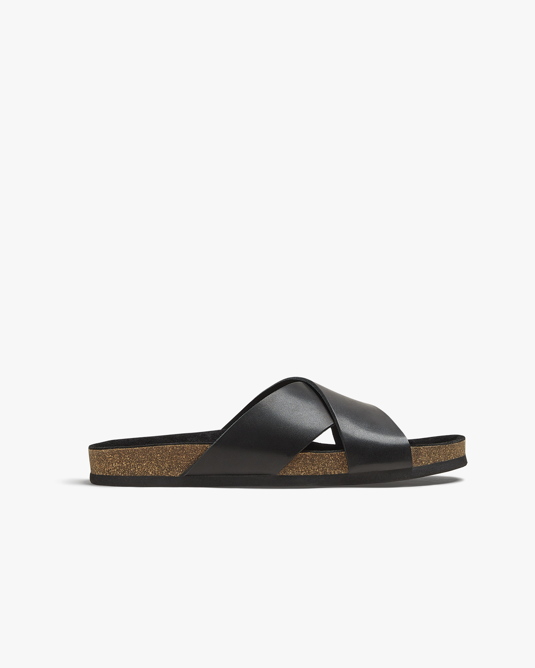 Sandalo Amalfi in Pelle Nera | Nico Milan