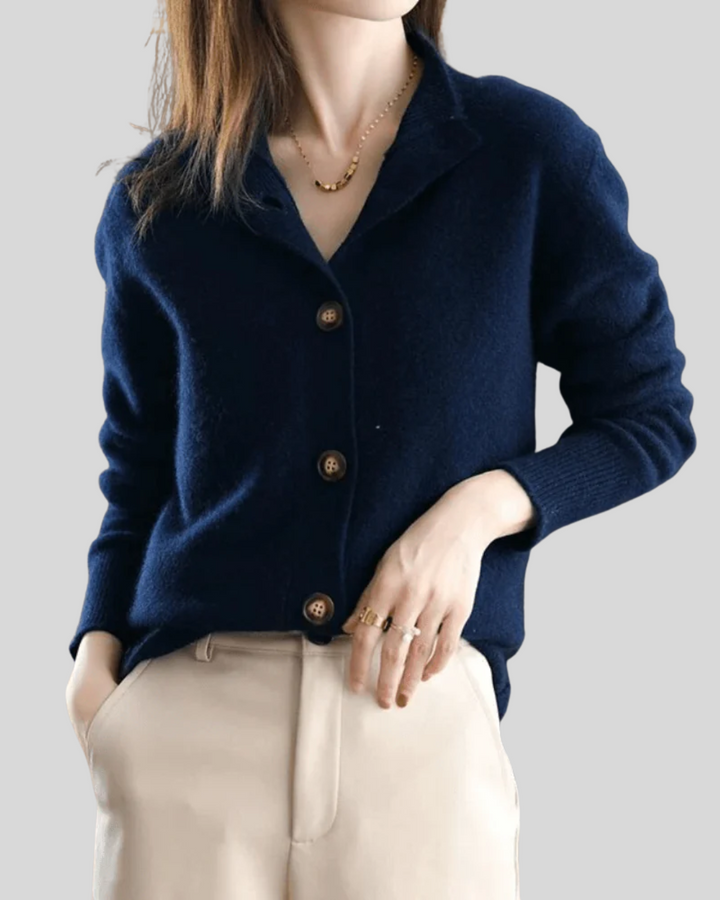 Stéphanie | Cardigan in Cashmere Stile Retrò | Nico Milan