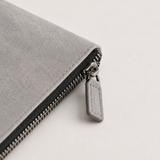 Borsa Clutch Alcantara Grigio Moonstone