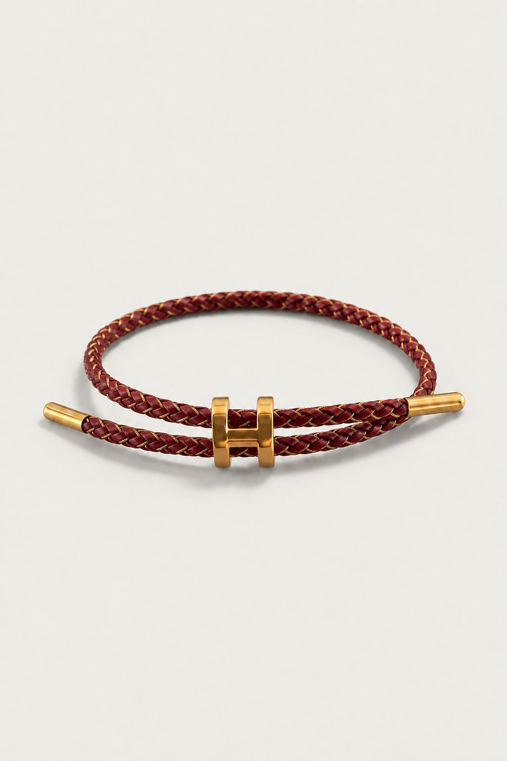 Bracciale Nico Borgogna/Oro