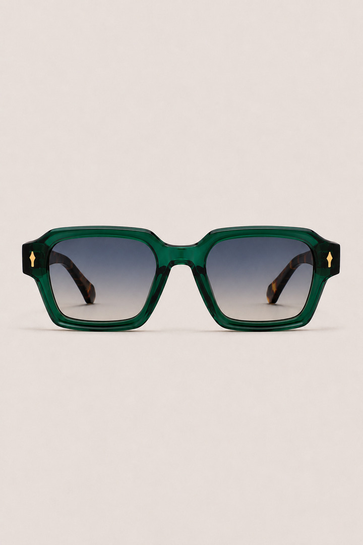 Cobalto Lucido Leopardo Verde