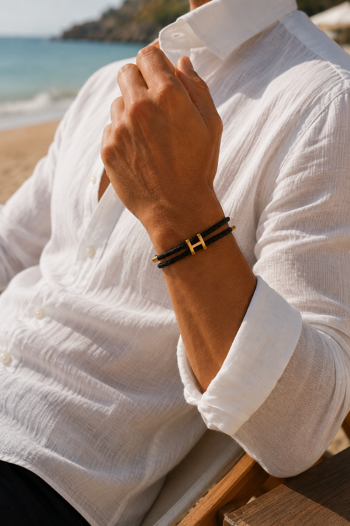 Bracciale Nico Nero/Oro