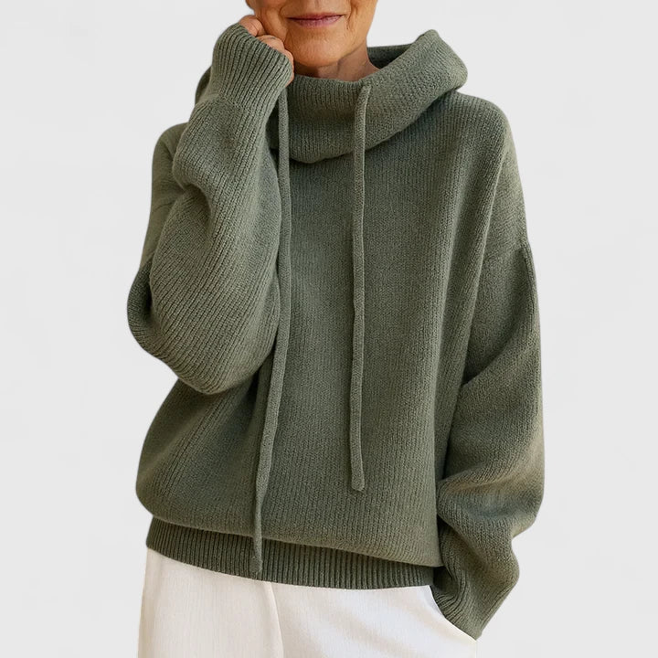 Jeanne | Felpa con Cappuccio in Maglia Confortevole | Nico Milan