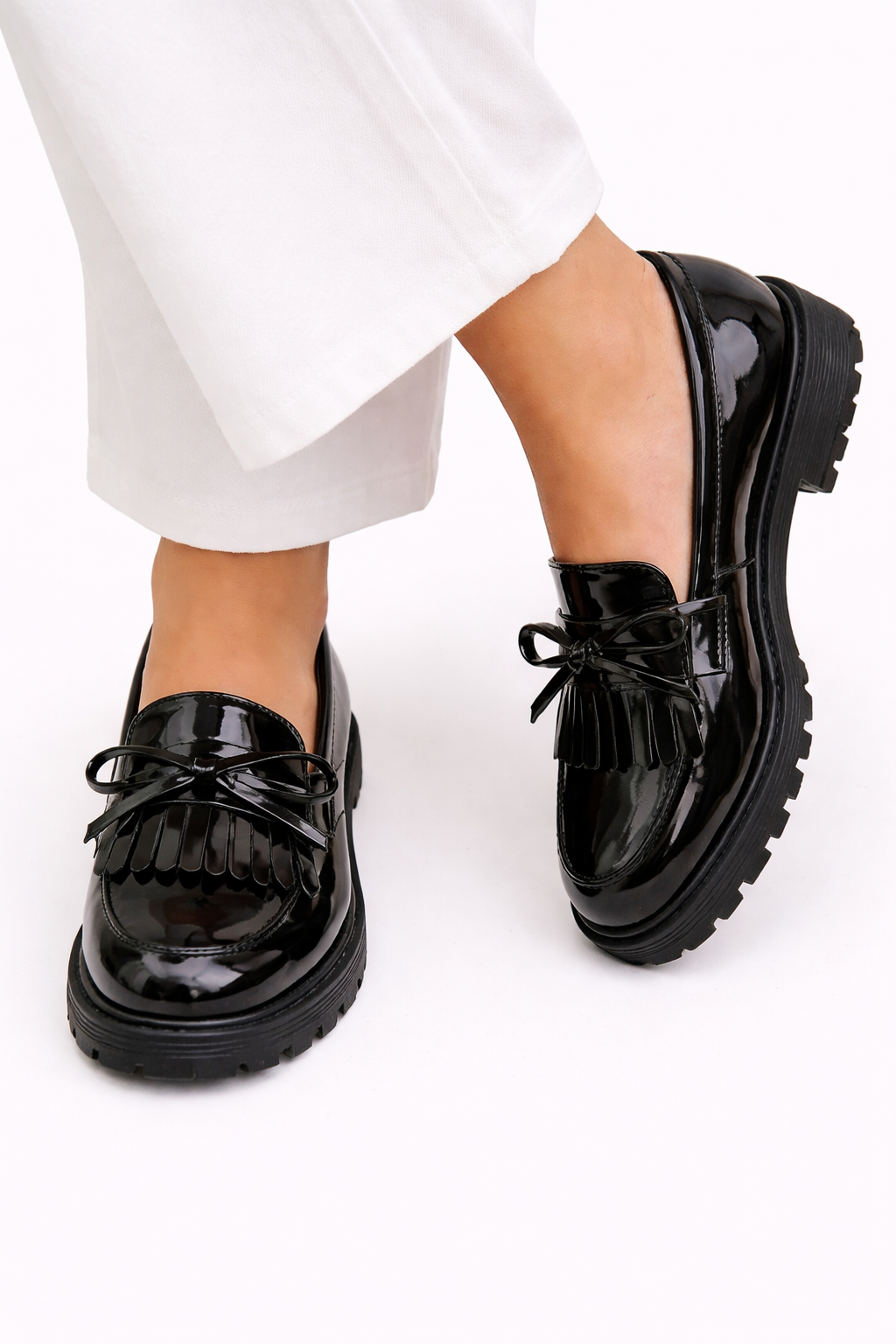 Cailie — Scarpe con Fiocco e Frange | Nico Milan