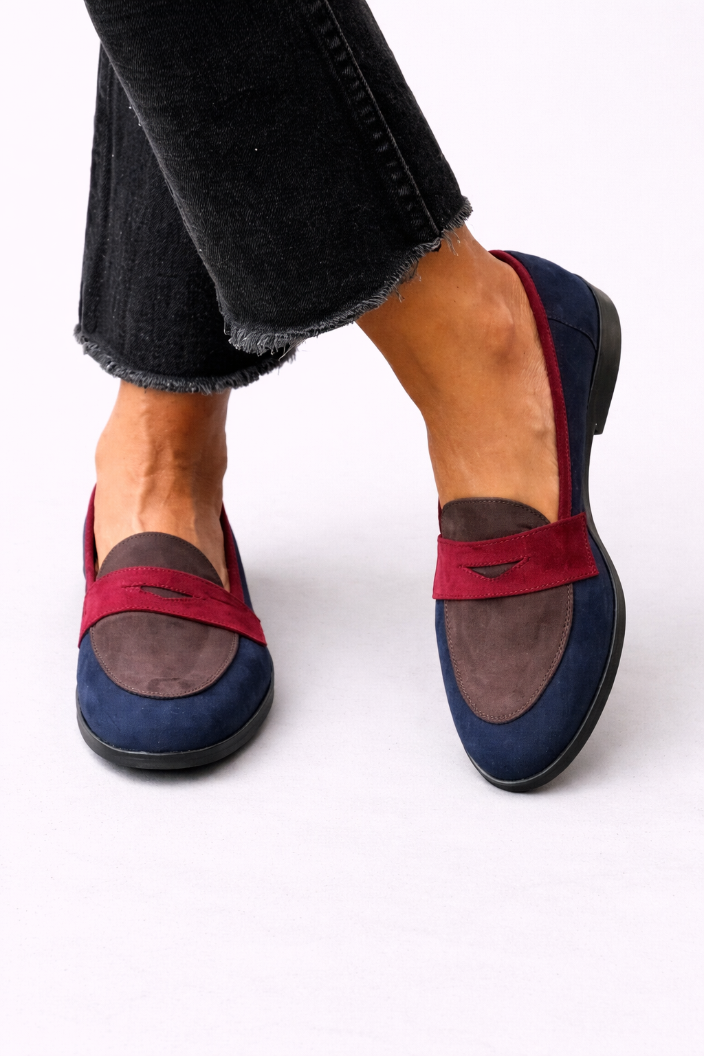 Sylvie — Mocassino Elegante Bicolore | Nico Milan