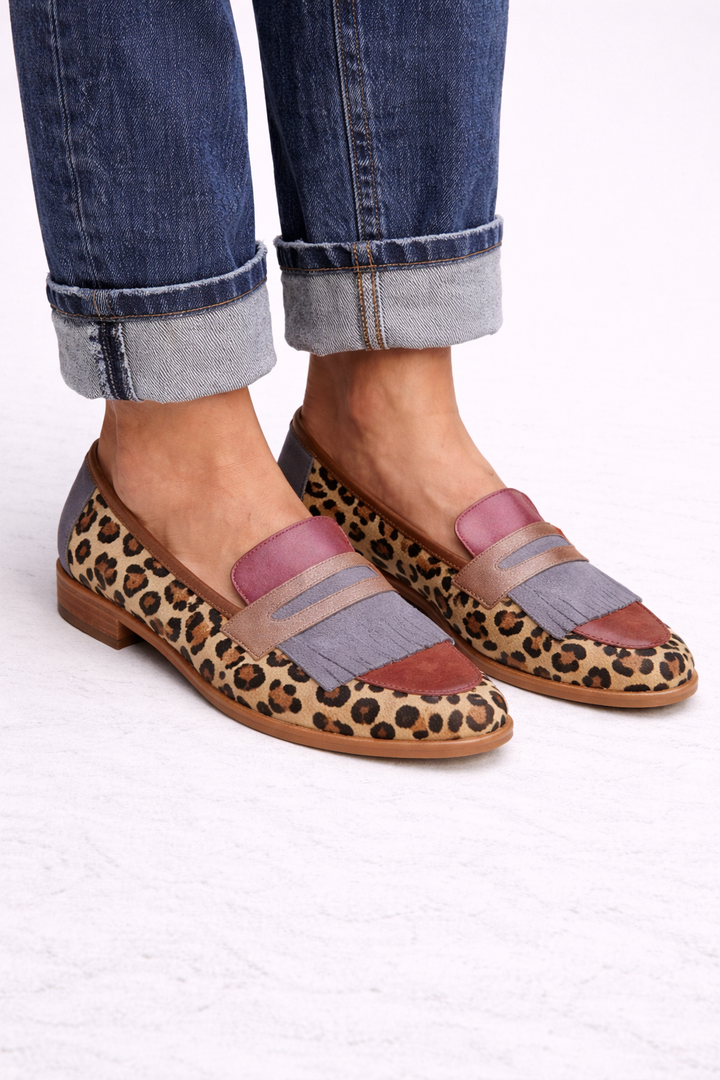 Zelda — Mocassino Elegante Leopardo | Nico Milan