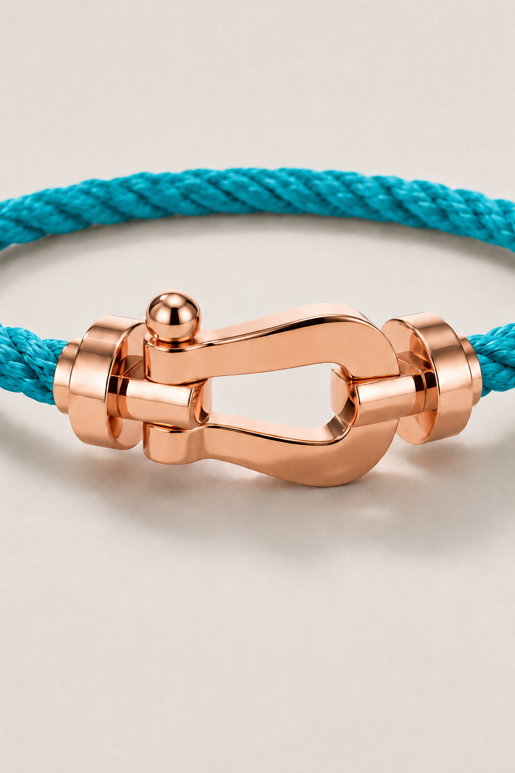Bracciale Aurelio Azzurro Chiaro / Oro Rosa