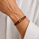 Bracciale Aurea Borgogna/Oro