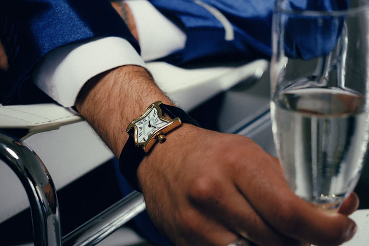 Orologio Melting Quadrato Oro Small | Nico Milan