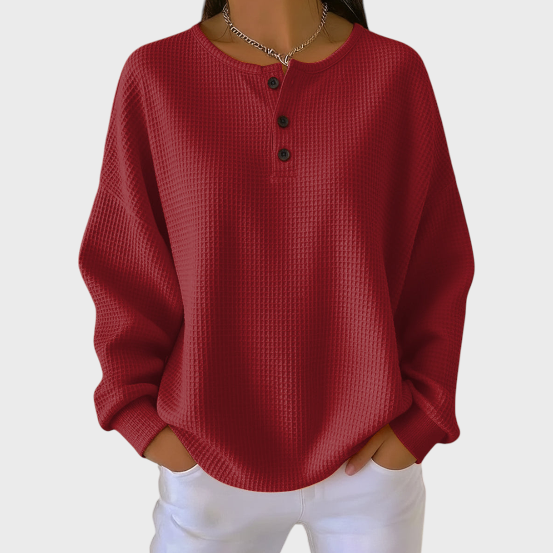Louise | Maglione in morbida maglia goffrata | Nico Milan