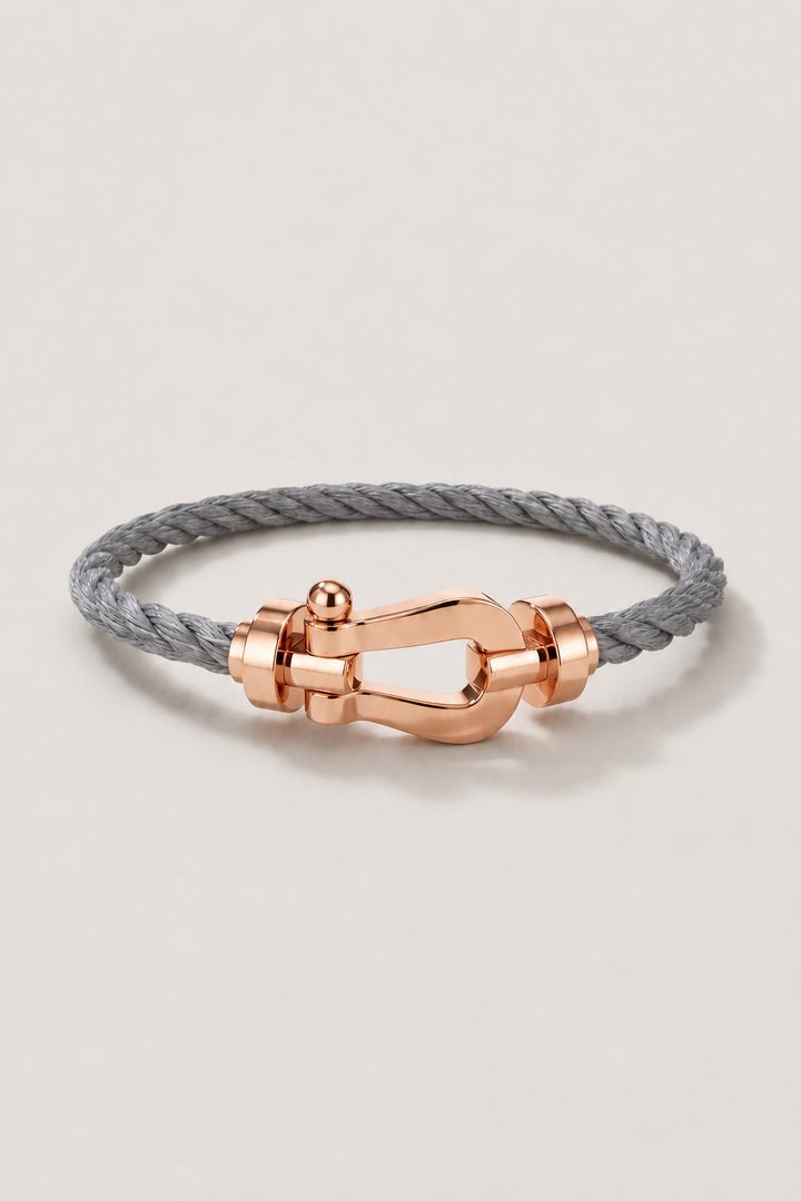 Bracciale Aurelio Grigio / Oro Rosa
