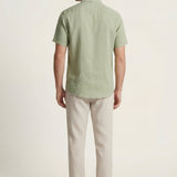 Set di Lino Trento Verde Menta/Beige