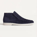 High Top Capri in Camoscio Blu Navy | Nico Milan