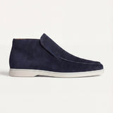 High Top Capri in Camoscio Blu Navy | Nico Milan