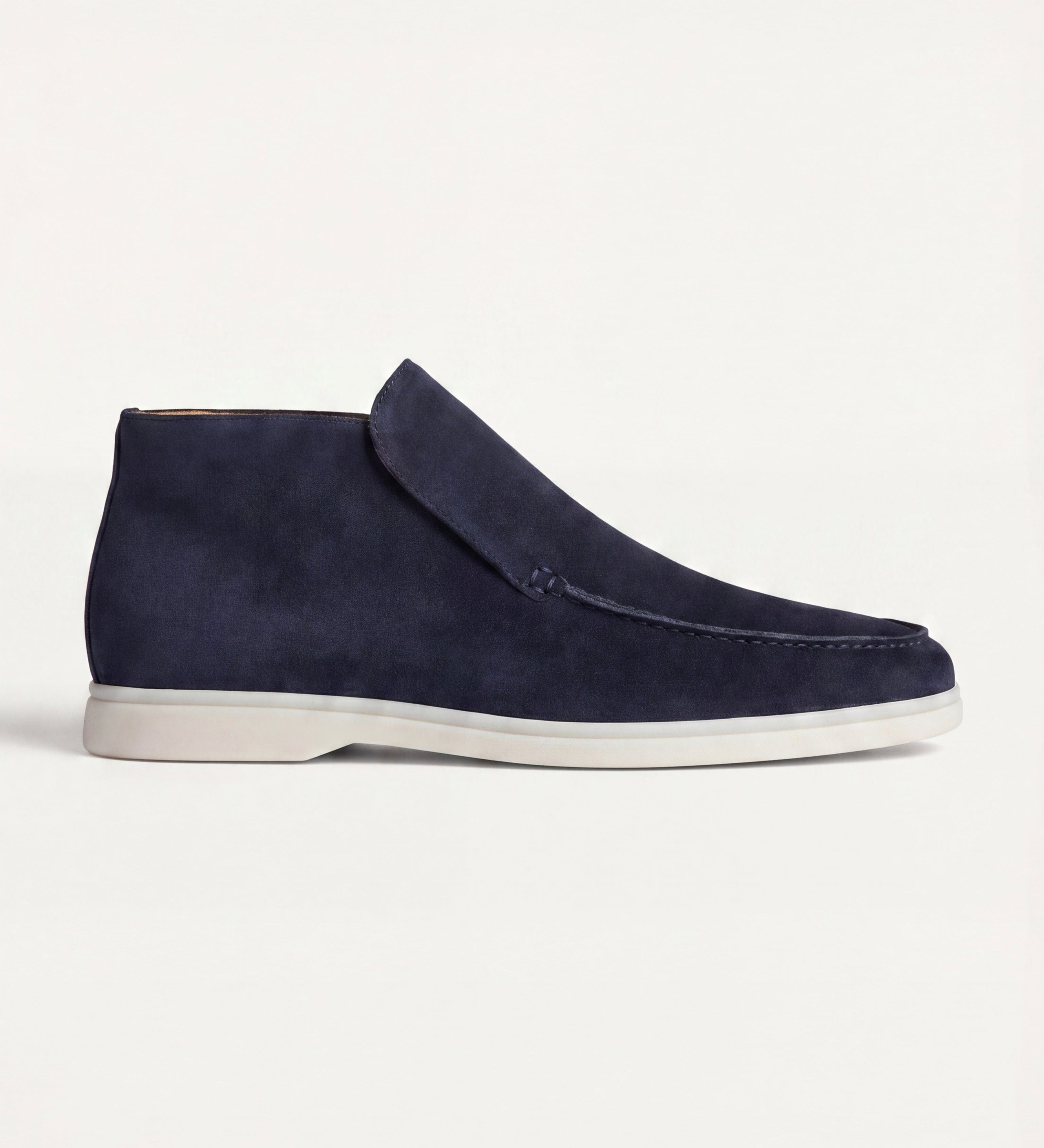 High Top Capri in Camoscio Blu Navy | Nico Milan
