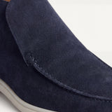 High Top Capri in Camoscio Blu Navy | Nico Milan