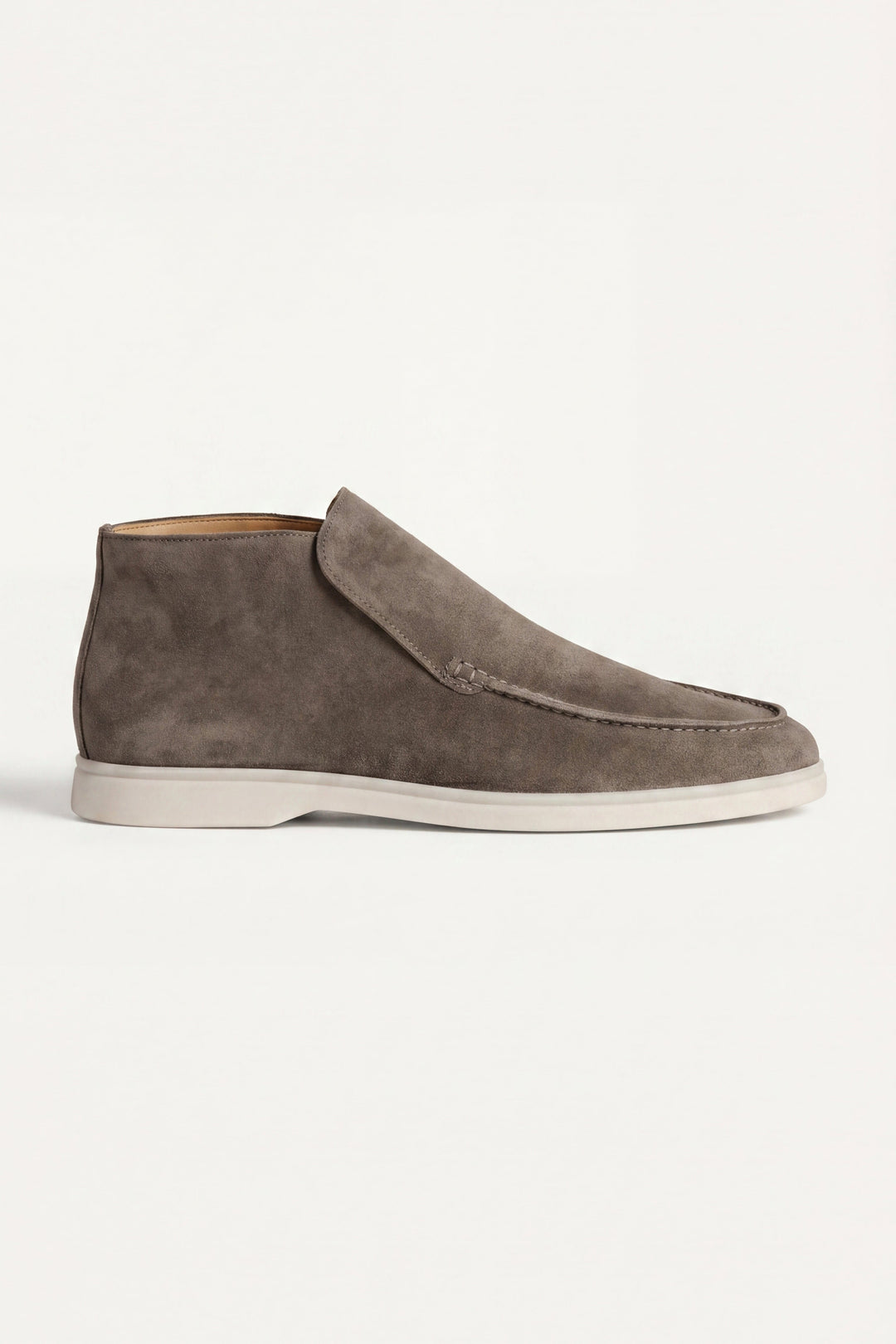 High Top Capri in Camoscio Verde Oliva | Nico Milan