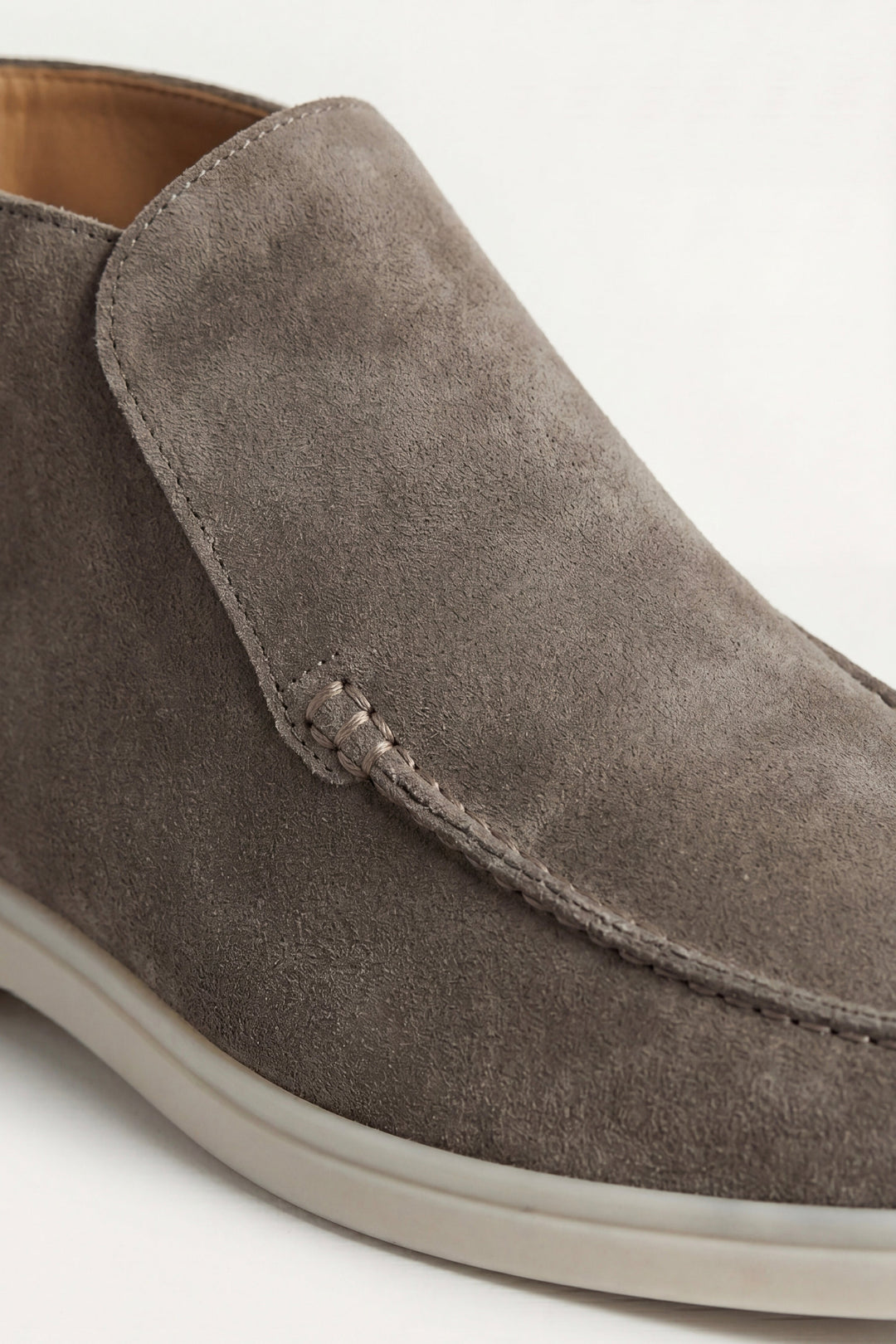 High Top Capri in Camoscio Verde Oliva | Nico Milan