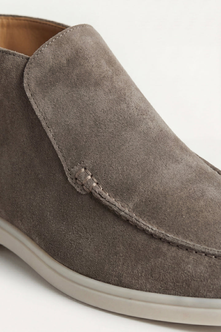 High Top Capri in Camoscio Verde Oliva | Nico Milan