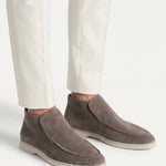 High Top Capri in Camoscio Verde Oliva | Nico Milan