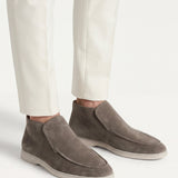 High Top Capri in Camoscio Verde Oliva | Nico Milan
