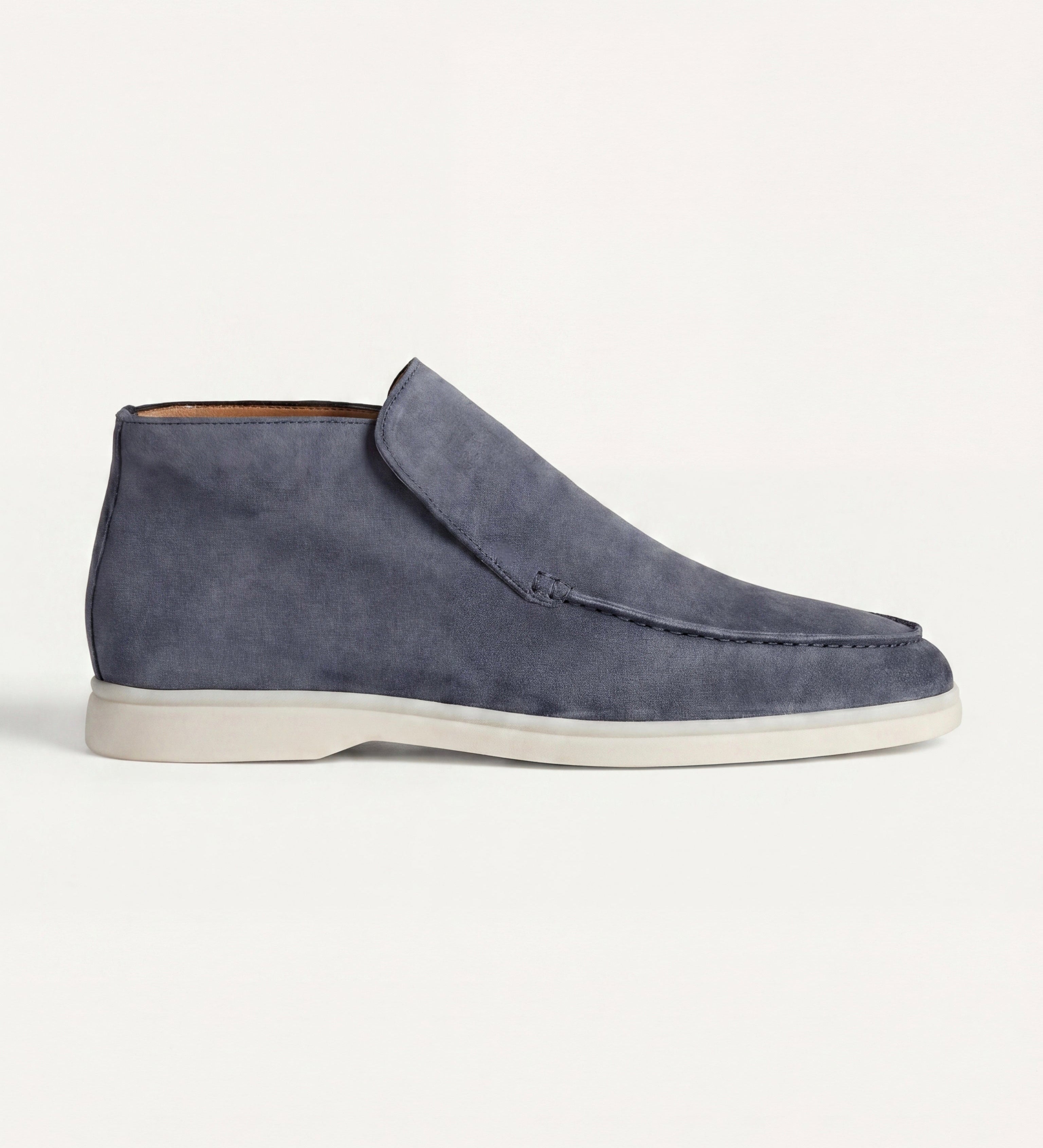 High Top Capri in Camoscio Blu | Nico Milan