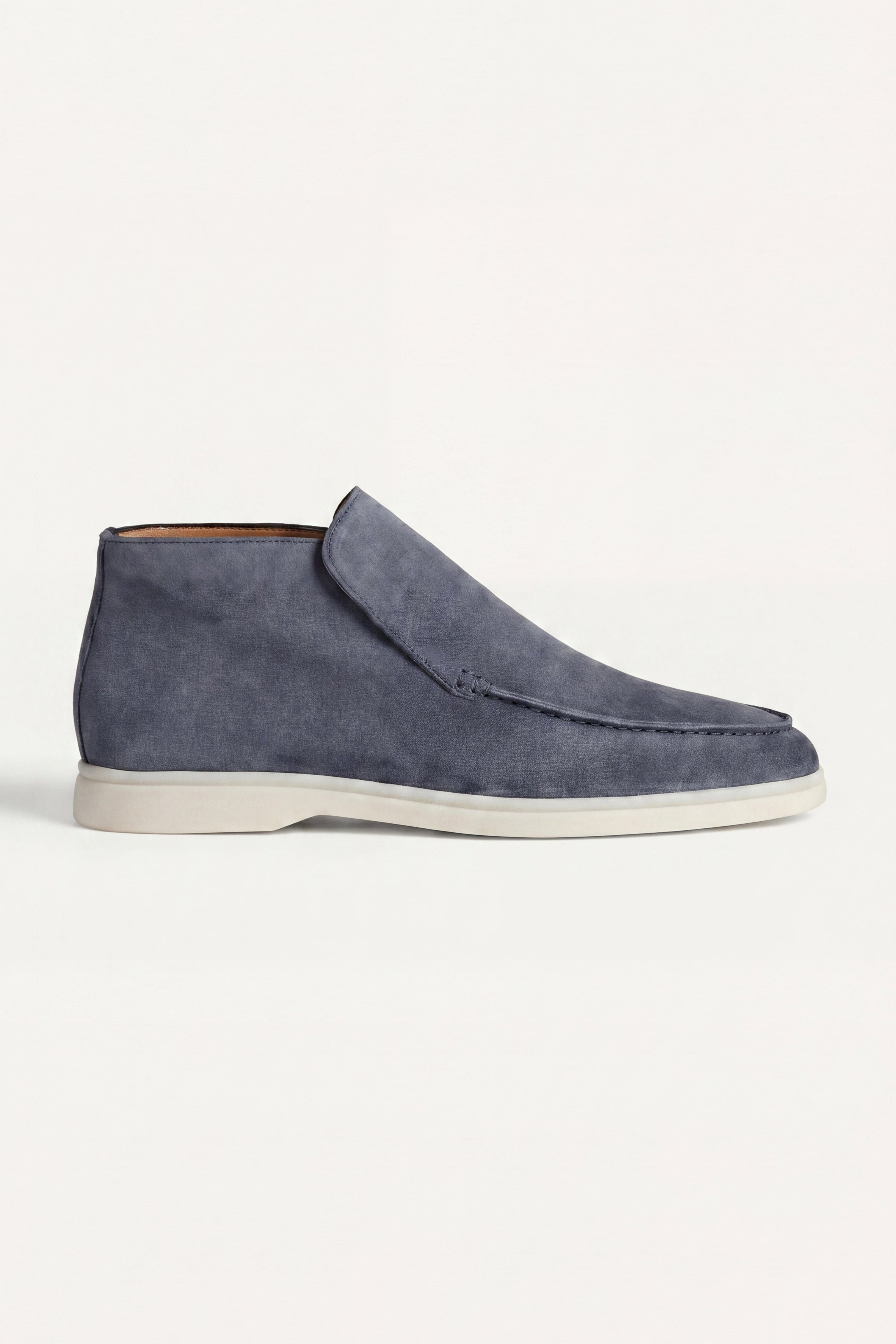 High Top Capri in Camoscio Blu | Nico Milan