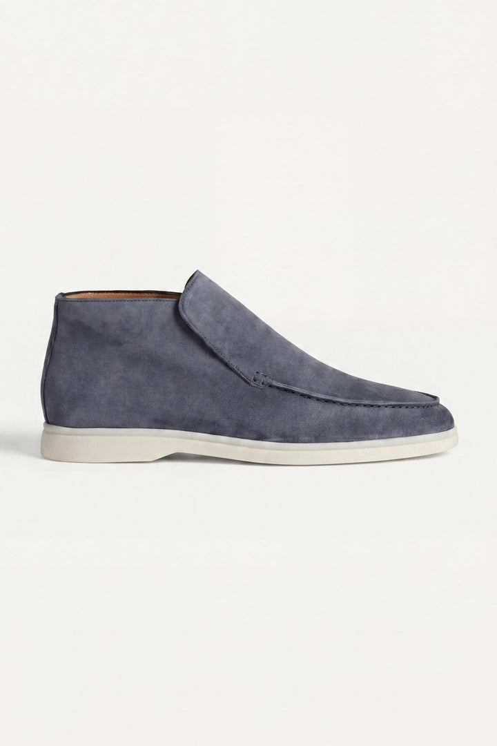 High Top Capri in Camoscio Blu | Nico Milan