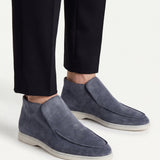 High Top Capri in Camoscio Blu | Nico Milan
