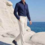 High Top Capri in Camoscio Blu | Nico Milan