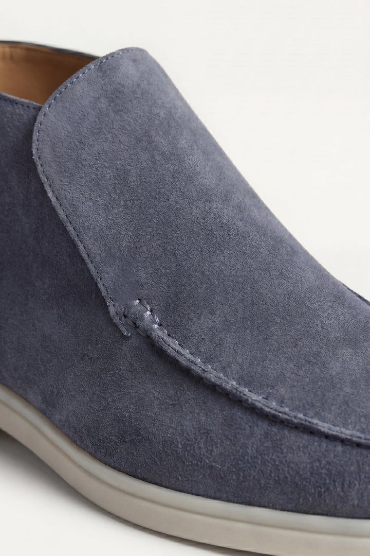 High Top Capri in Camoscio Blu | Nico Milan