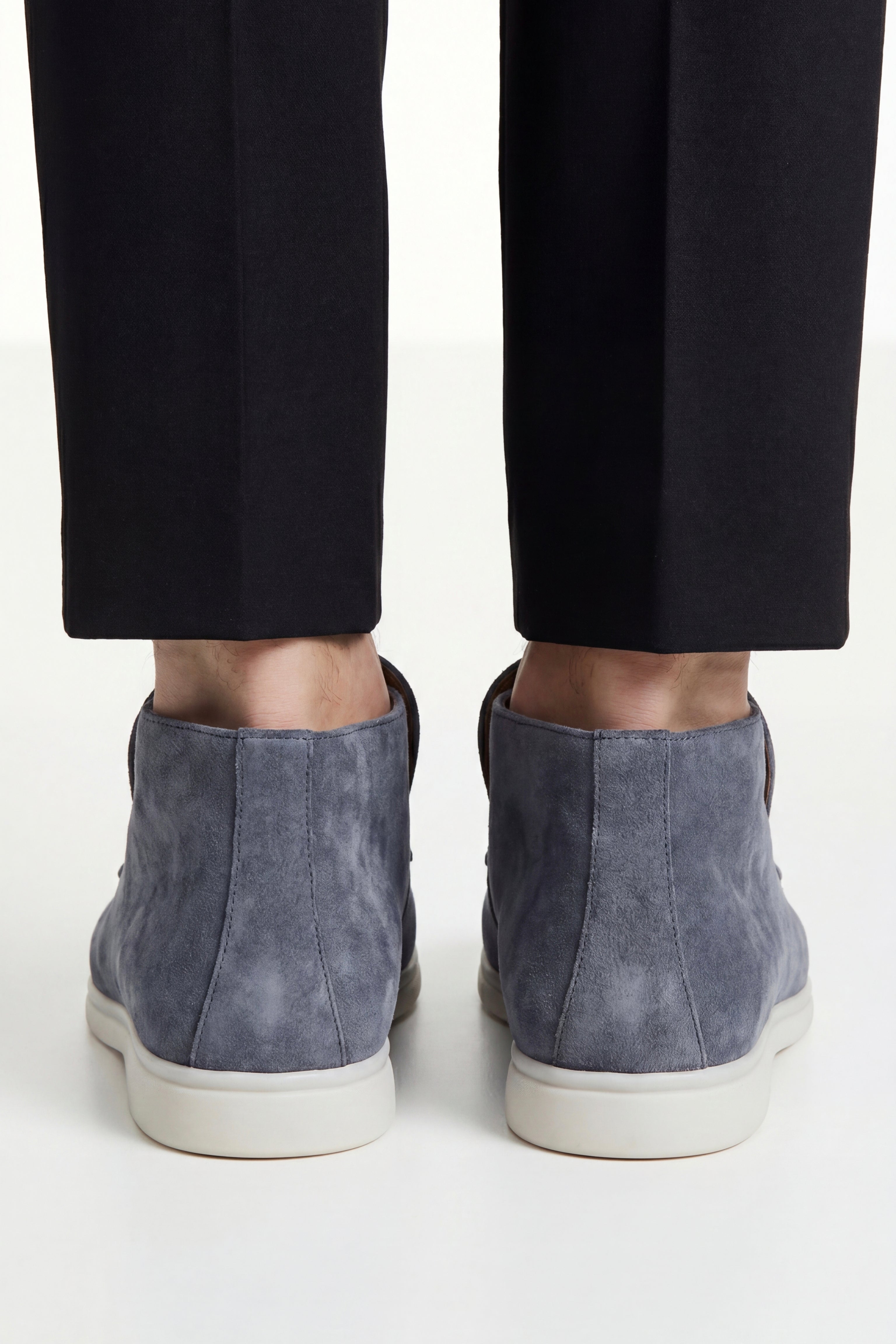 High Top Capri in Camoscio Blu | Nico Milan